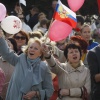 В Калининграде участников Первомая сопровождала песня "День Победы"